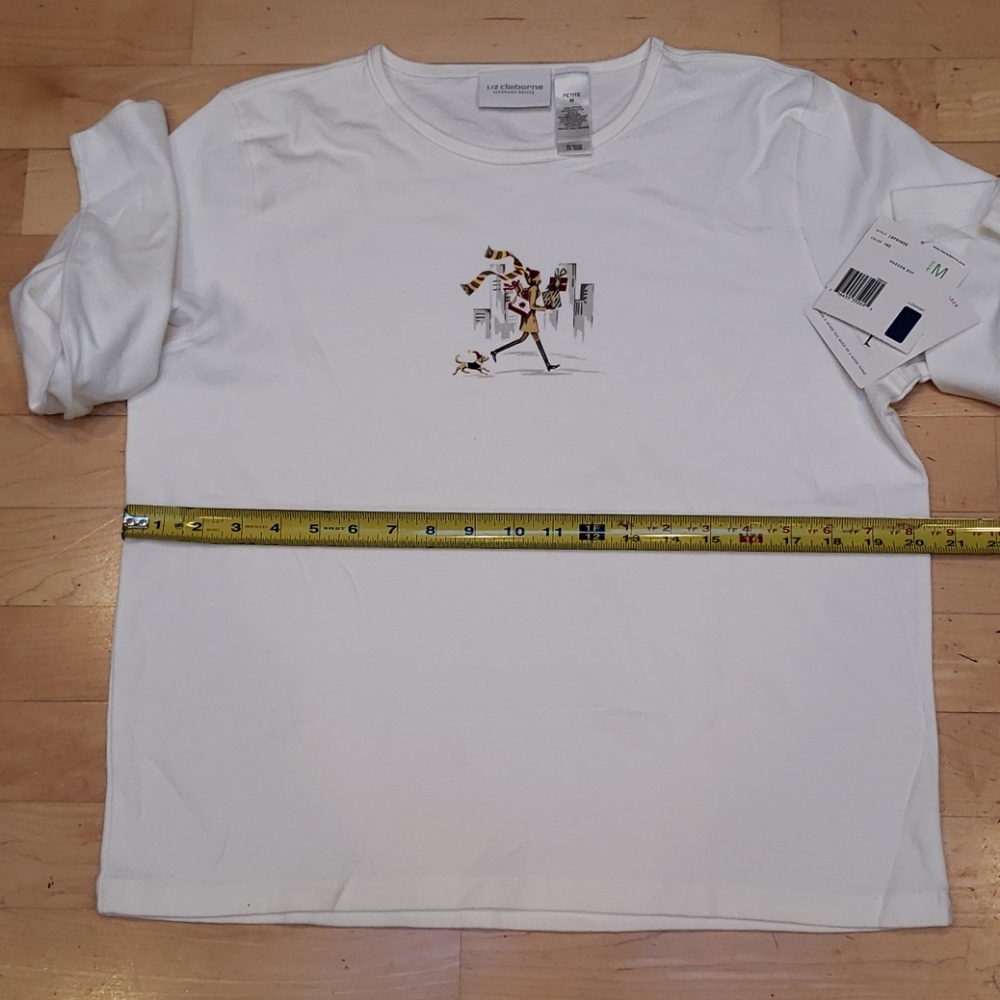 LIZ CLAIBORNE LONG SLEEVES T-SHIRT - Picture 4 of 6